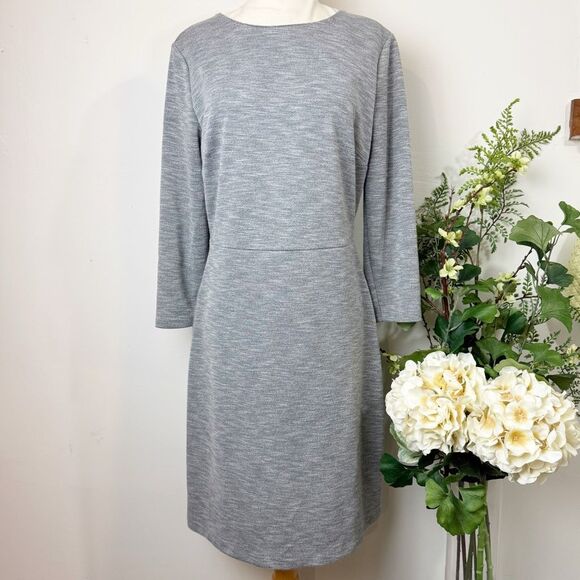 Old Navy Heather Gray Knit Sheath Dress | Size Large - Picture 1 of 12